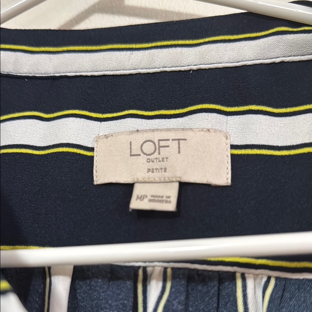 Striped Button-Up Tunic - Picture 3 of 3